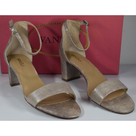 VANELI NIB MERYN TOBACCO LEATHER ANKLE STRAP SANDAL. SIZE 8 M - Picture 3 of 12